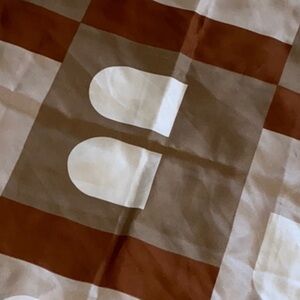 BALLY silk monogram, scarf neckerchief EUC